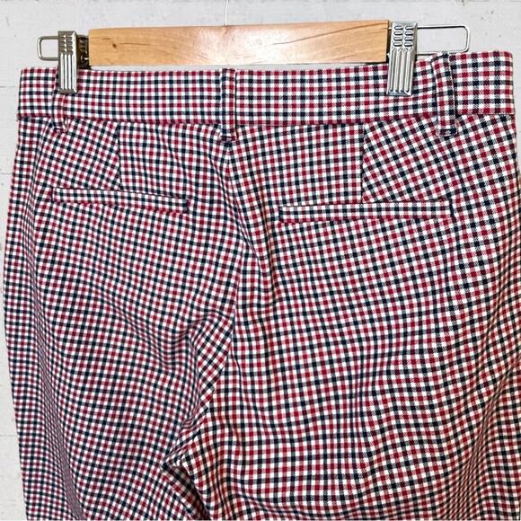 Gap Signature Skinny Ankle Red, White, Blue Plaid Size 4 - Picture 5 of 12